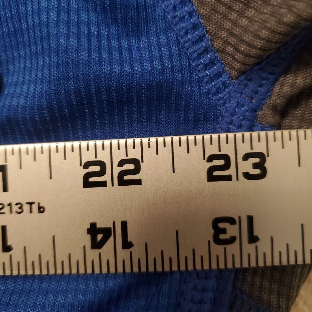 Canari Cycling Jersey Men's Size L Blue Short Sleeve 3 Back Pockets 1/2 Zip - Picture 12 of 12